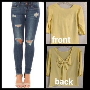 Light yellow top